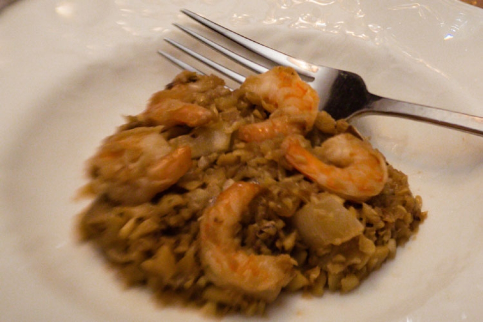 Shrimp Stir Fry with Parsnip Rice