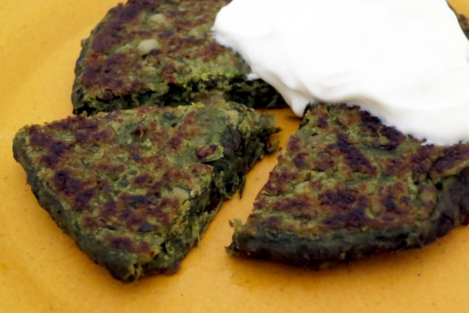 Swiss Chard and Bean Fritters Recipe