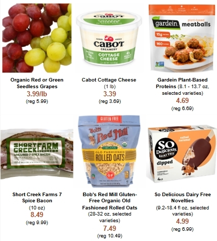 a variety of products on sale