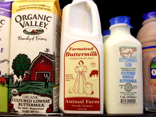 Buttermilk on the shelf