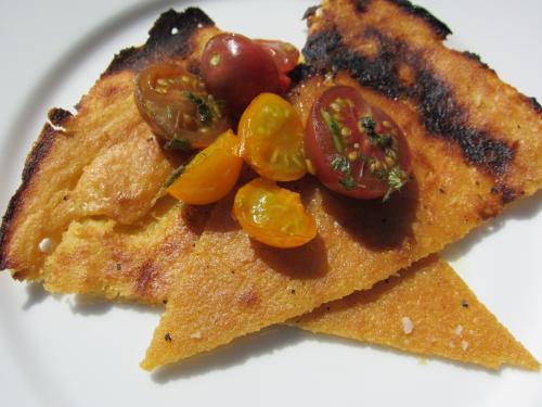 Tomatoes and Socca
