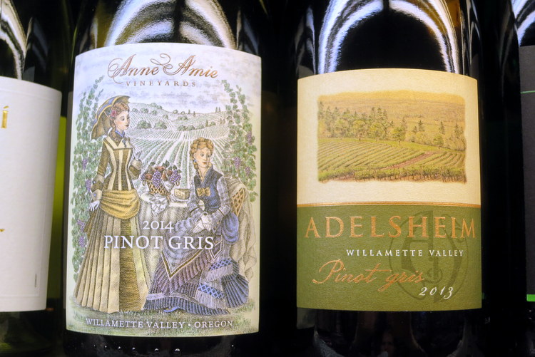 Adelsheim Pinot Gris & Anne Amie Muller-Thurgar