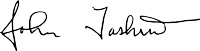 John Tashiro signature