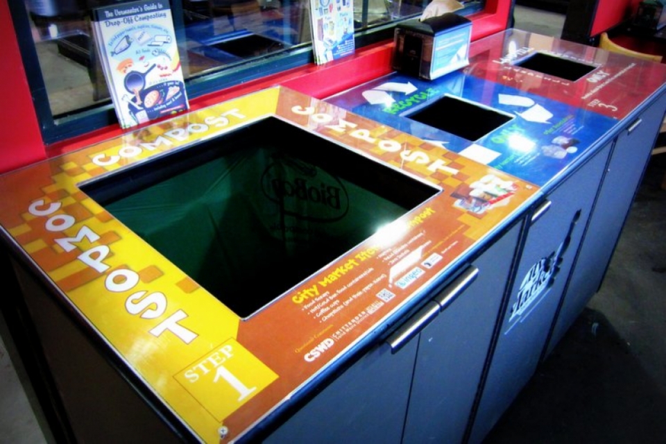 City Market Waste Station