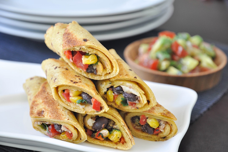 Black Bean Taquitos