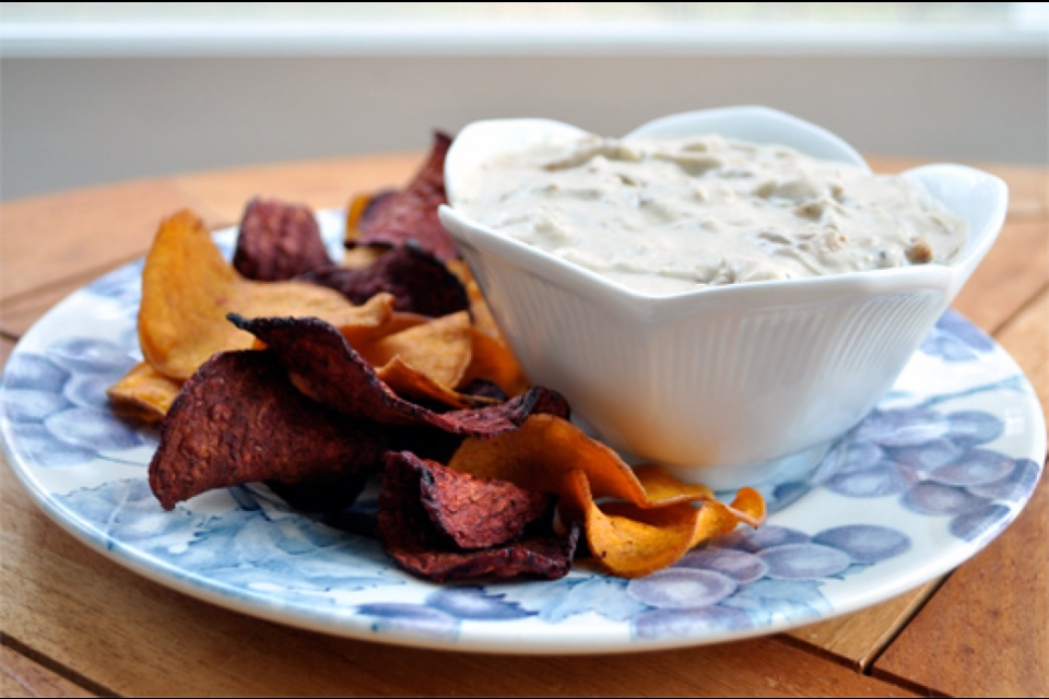 Caramelized Onion Blue Cheese Dip