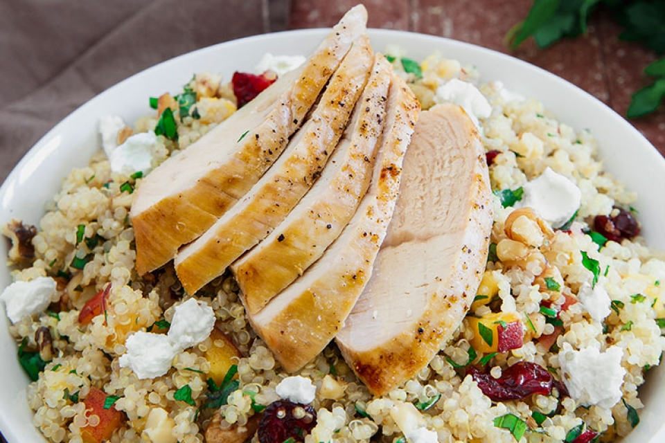 Cranberry Nectarine Chicken Salad