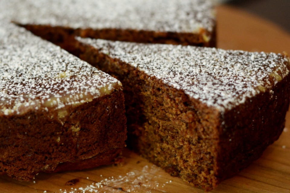 Persimmon Olive Oil Cake