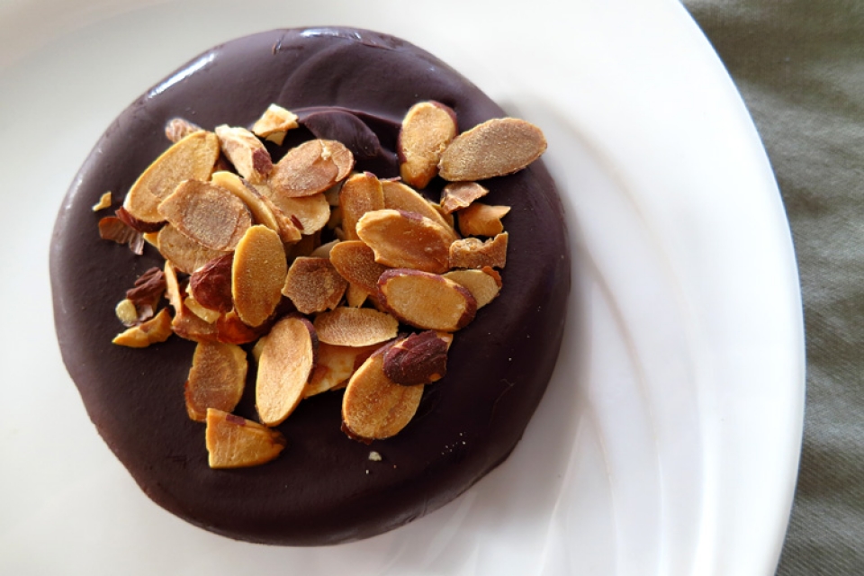 Chocolate Almond Coconut Cake