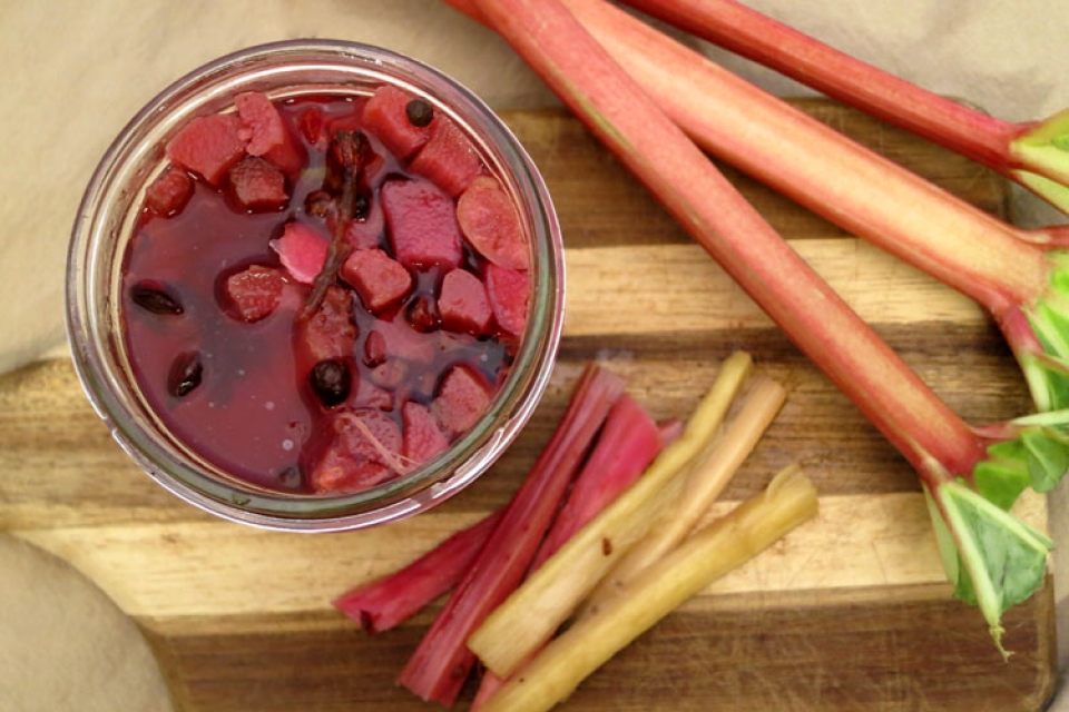 Rhubarb Pickles