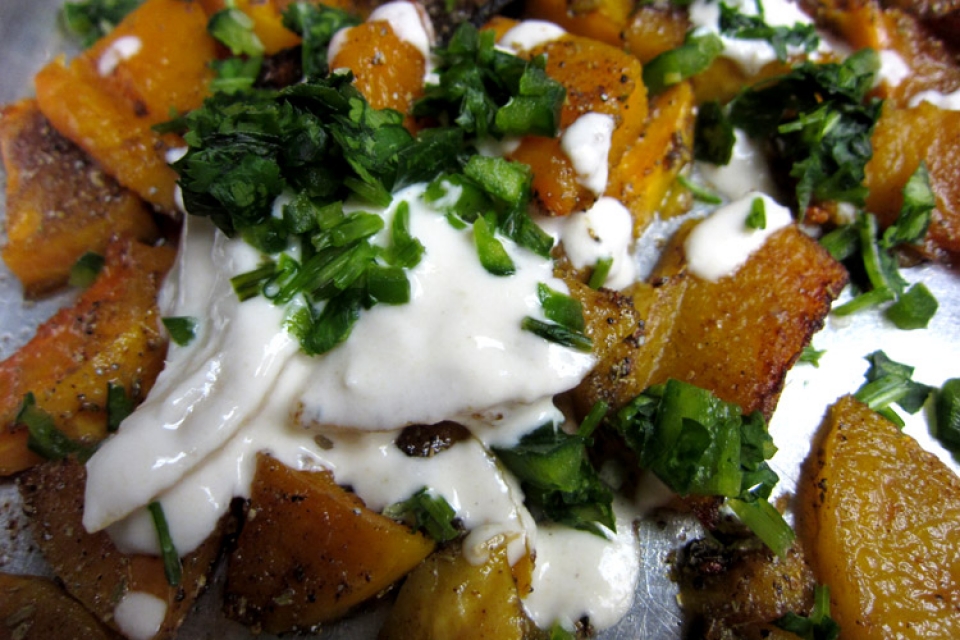 Roasted Butternut Squash with Preserved Lemons