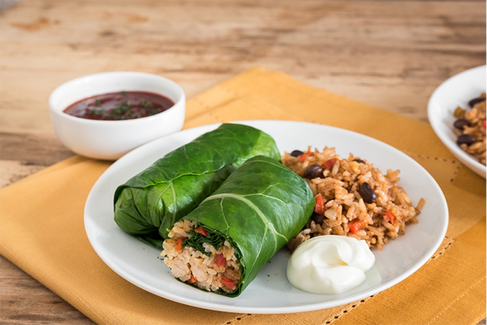 Stuffed Collard Greens