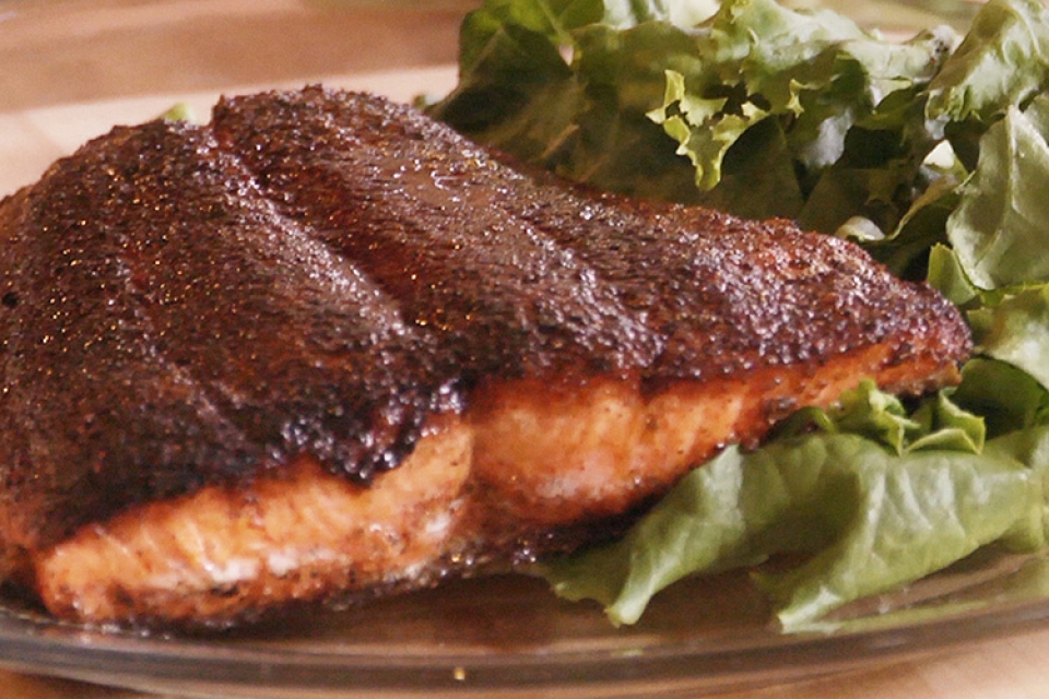 blackened salmon