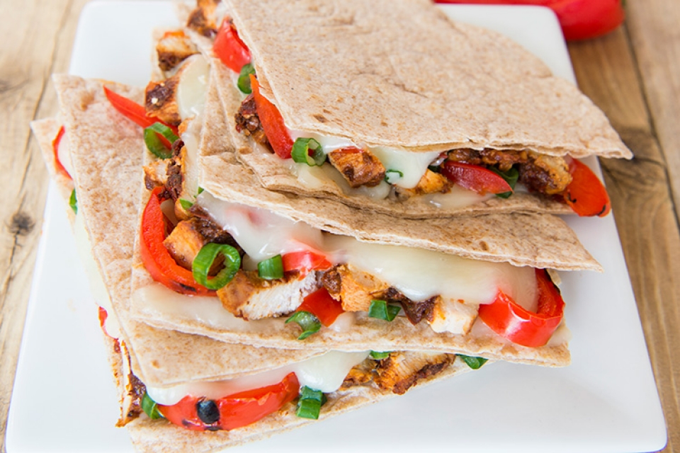 Grilled Chipotle Chicken Quesadillas