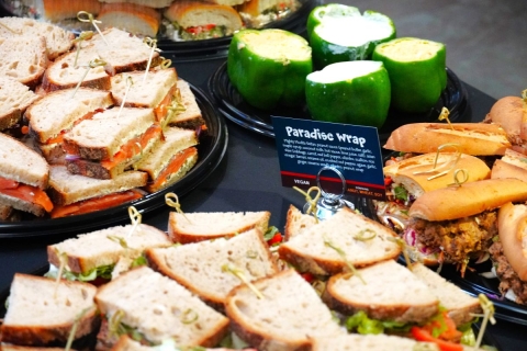 a variety of sandwiches