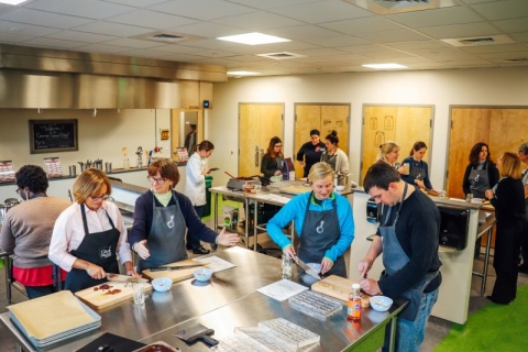 people in a cooking class
