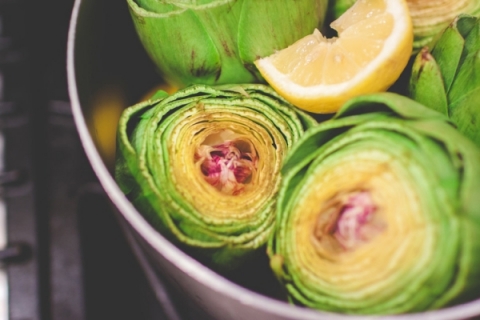 Cut Artichokes