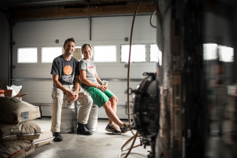 Dan Ukolowicz and Kara Pawlusiak