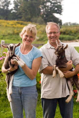 Bob and Allison of Vermont Creamery