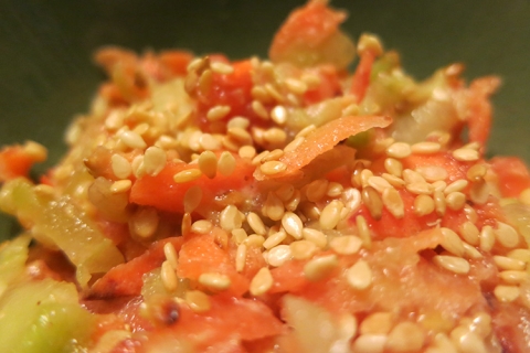 Bhutanese Cucumber and Carrot Salad