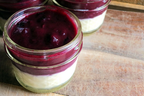 Blueberry Panna Cotta