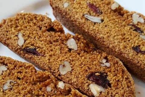 Cornmeal Cranberry Biscotti