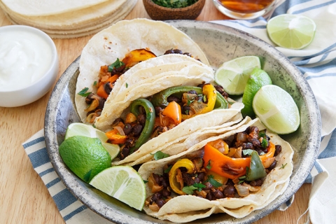 Charred Pepper Tacos