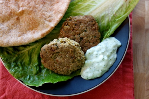 Falafel with Tzatziki