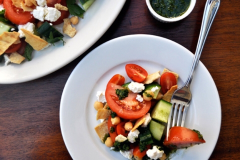 Greek Salad Mint Parsley 