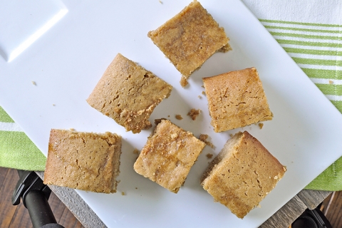 Maple Syrup Blondies