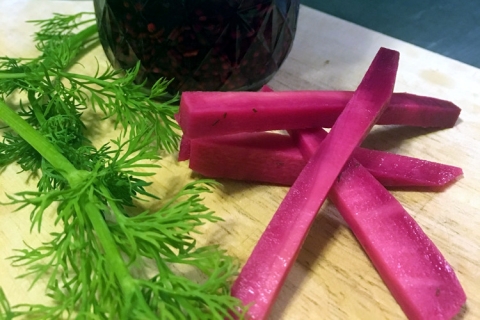 Pretty Pink Parsnips