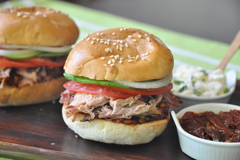 Pulled Pork Cemita Sandwich