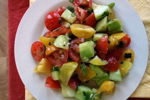 Tomato Cucumber Salad