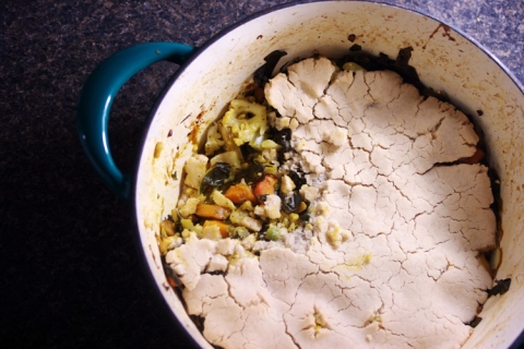Vegetable Curry Pot Pie