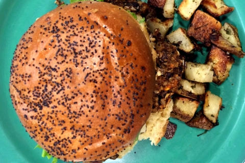 Lentil Walnut Burgers